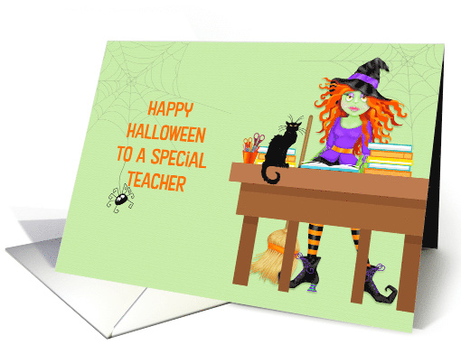 Halloween Wishes for Teacher card (1545098)