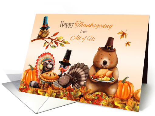 From All of Us Animals CelebrateThanksgiving card (1545120)
