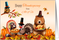 From All of Us Animals CelebrateThanksgiving card