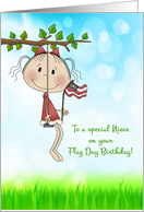 For Niece Flag Day Birthday card