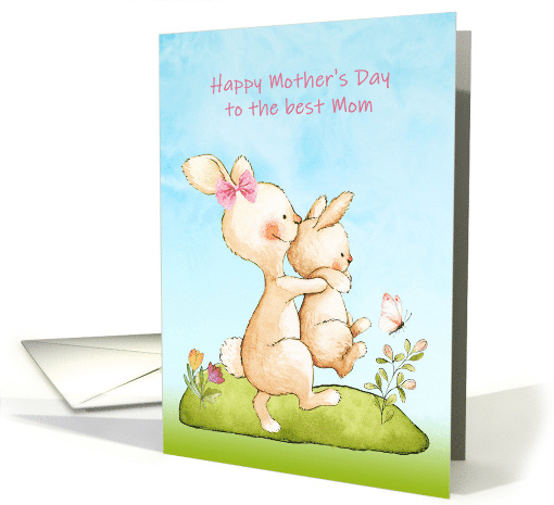 For Mom Mother's Day with Springtime Bunnies card (1564322)