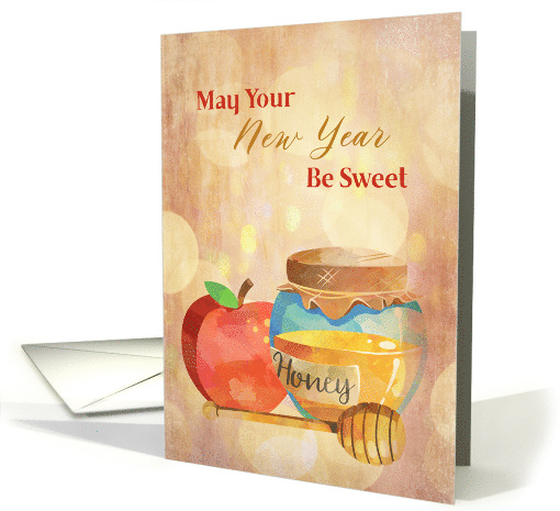 Rosh Hashanah with Sweet Honey and Apples card (1577580)