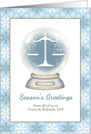 Customize Season’s Greetings from Law Firm card