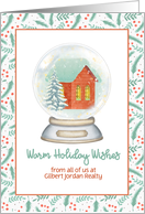Customize Holiday Wishes Real Estate card