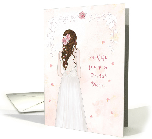 A Gift for Bridal Shower with Elegant Bride card (1596696)