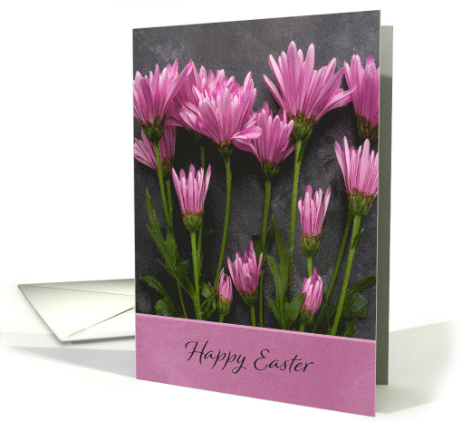 Floral Chrysanthemum Easter Card with Pink Mums card (1602538)