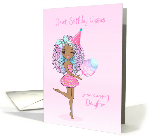 Birthday For Daughter Sassy Young Adult with Dark Skin card (1626510)