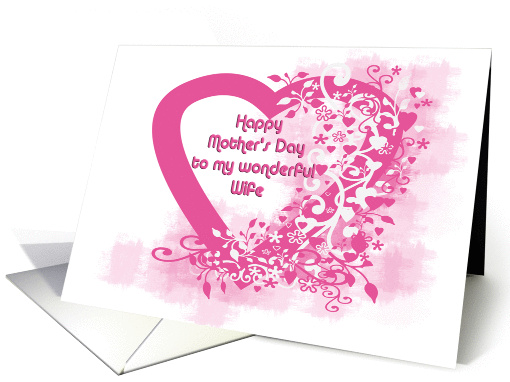 Happy Mothers Day Wife card (177461)