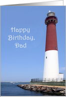 Happy Birthday Dad, Barnegat Lighthouse card