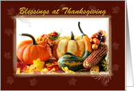 Thanksgiving Blessings card