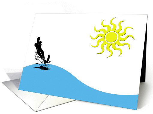 Water Skiing card (182922)