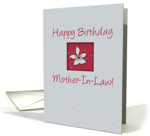 Happy Birthday Mother-in-Law card (189989)