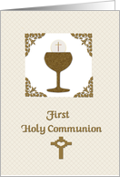 First Holy Communion Party card