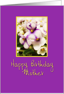 Happy Birthday Mother card