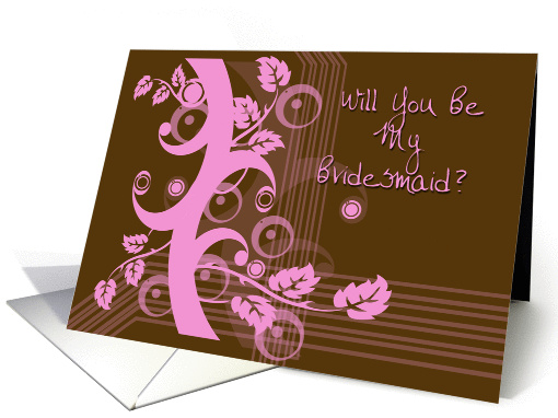 Autumn Bridesmaid card (195960)