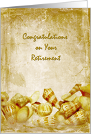 Retirement Wishes Seashells card