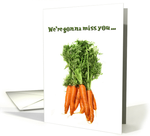 Miss You Group Carrots card (220750)