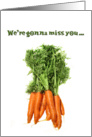 Miss You Group Carrots card