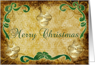 Christmas Parchment card