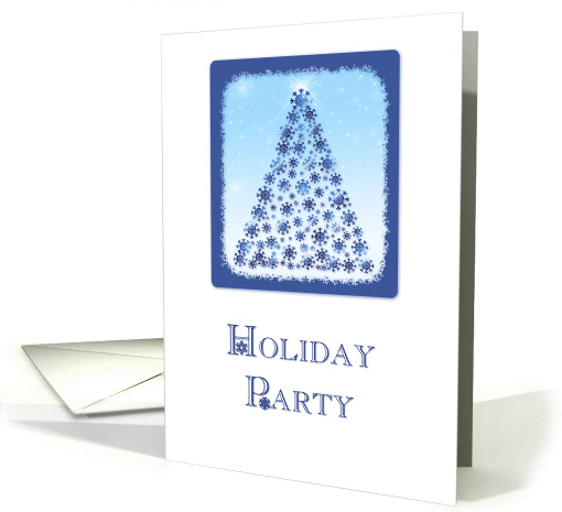 Snowflake Tree Invitation card (248283)