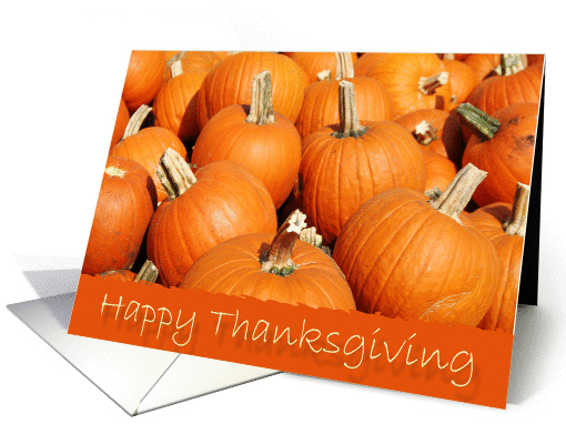 Thanksgiving Pumpkings card (249339)