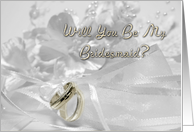 Bridesmaid Silver & Gold card