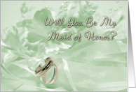 Maid of Honor Mint card