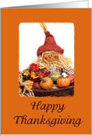 Thanksgiving Scarecrow card