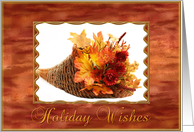 Thanksgiving Basket card