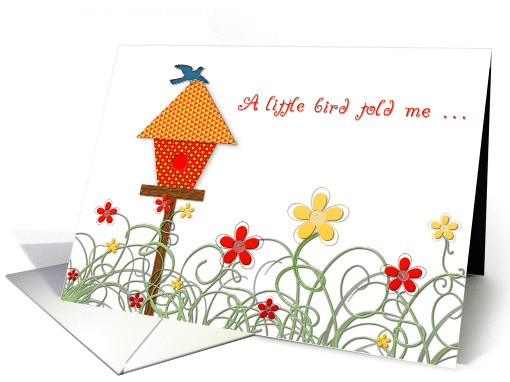 Birthday Birdhouse card (252820)