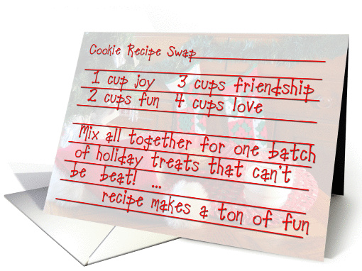 Cookie Swap Invitation card (262185)