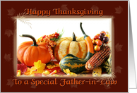 Happy Thanksgiving Father-in-Law card