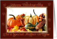 Happy Thanksgiving Mother-in-Law card