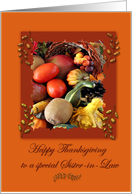 Happy Thanksgiving Sister-in-Law card