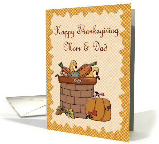 Thanksgiving Mom & Dad card (269454)