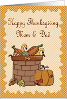 Thanksgiving Mom & Dad card
