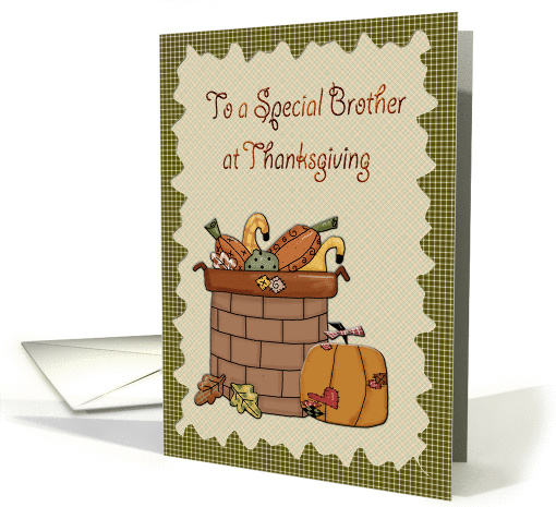 Thanksgiving Brother card (269530)