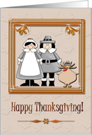 Thanksgiving Pilgrims card