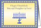 Hanukkah Son & Daughter-in-Law card