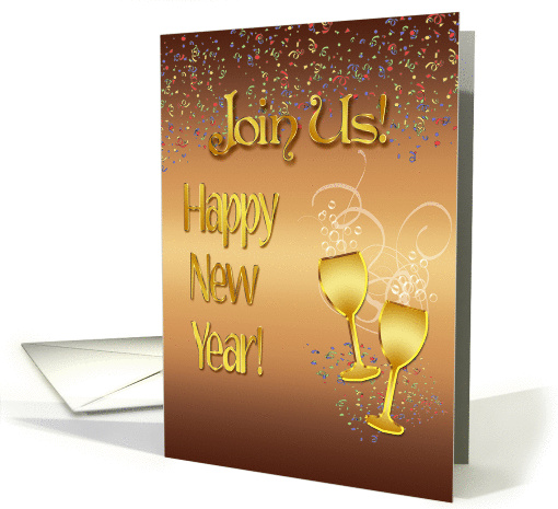 New Year Invitation card (296533)