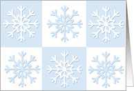 Snowflake Greeting card