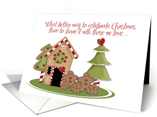 Christmas Reunion Gingerbread card (303422)