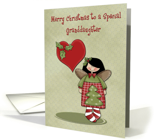 Merry Christmas Granddaughter card (304537)