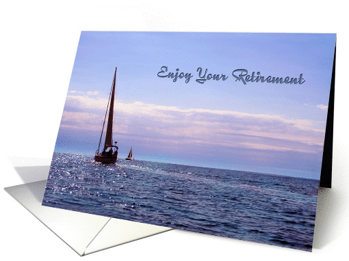 Retirement Sailing card (305115)
