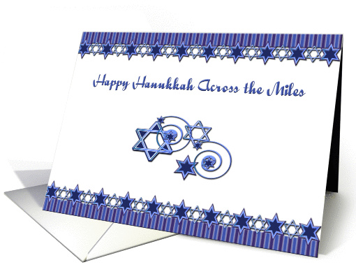 Hanukkah Across the Miles card (305703)
