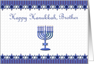 Happy Hanukkah Brother card