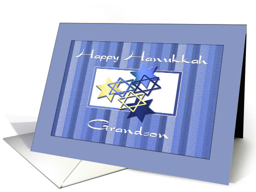 Happy Hanukkah Grandson card (306191)