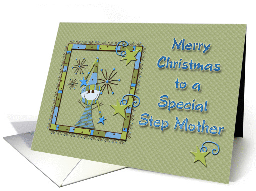 Merry Christmas Step Mother card (309043)