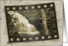 Grunge Waterfall Blank Note card