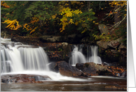 Autumn Waterfall card